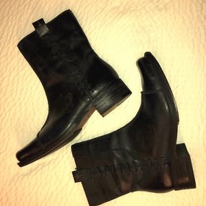 Mark Nason - Bannon (Black) Men's Zip Boot